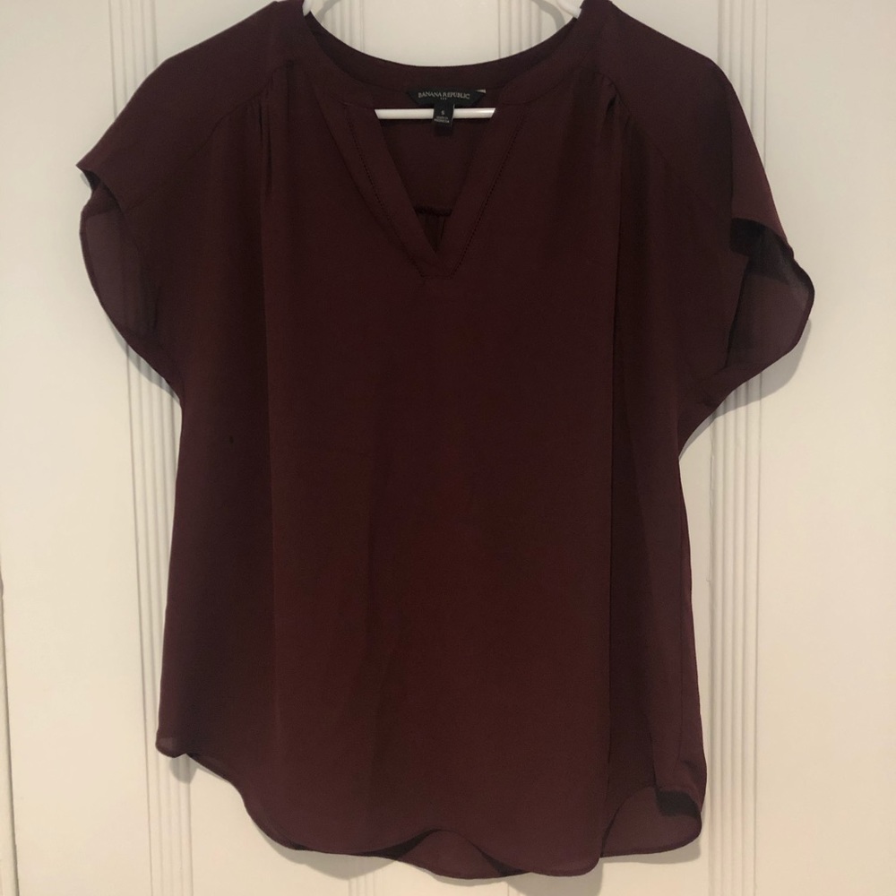 Banana Republic Plum Blouse